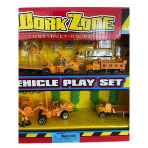 JA-RU inc. Work Zone Construction Toys 31 Pieces Vehicle Play Set NEW In Box